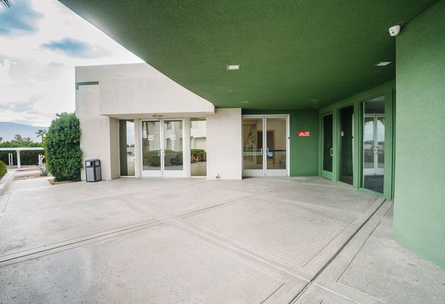 Covered walkway and entrance